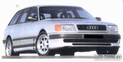 Юбка передняя Audi 100(C4) 