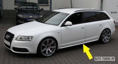 Пороги Audi A6(C6) 