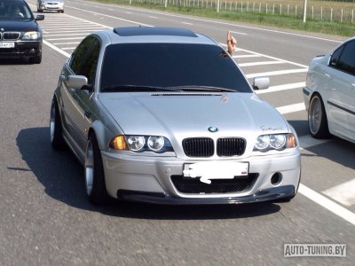 Диффузор переднего бампера BMW (3-ая серия) E46 