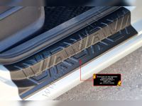 Защитно-декоративные накладки на пороги Volkswagen Polo V (sedan) 